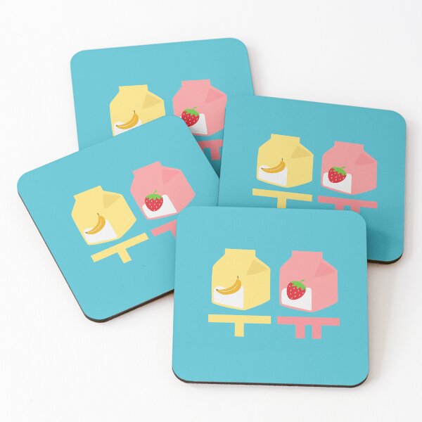 Item preview, Korean Banana Milk and Strawberry Milk 우유 designed and sold by EspyDesignCo.