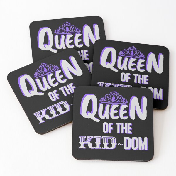 Item preview, Queen Of The Kid-Dom Mom Grey/Purple Edition designed and sold by Vibbin4Life33.