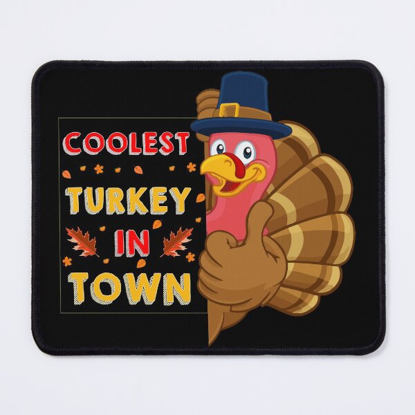Item preview, coolest turkey in town-funny thanksgiving outfits gift designed and sold by NiceSpot.