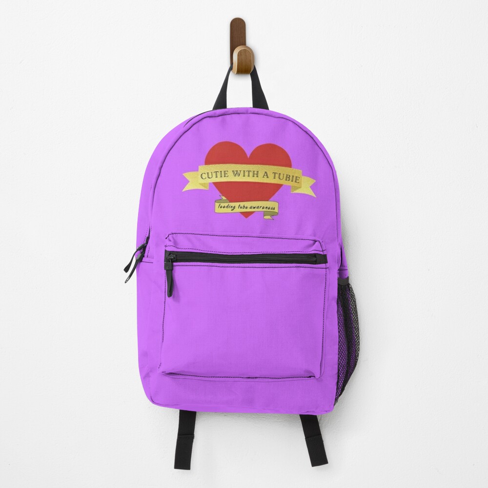 Happy Tubie stomach Backpack for Sale by Jasminmayox