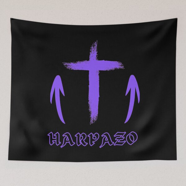 Item preview, Purple Harpazo Cross and Up Arrows designed and sold by Sheepherder120.