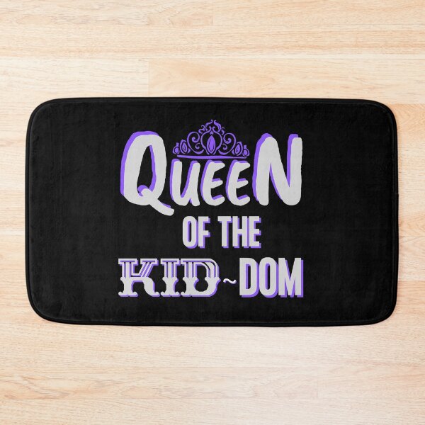 Item preview, Queen Of The Kid-Dom Mom Grey/Purple Edition designed and sold by Vibbin4Life33.
