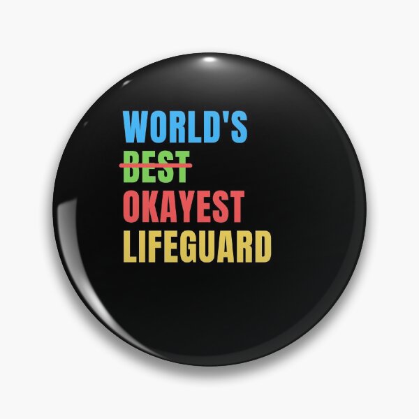 Item preview, World's Okayest Lifeguard Funny Appreciation designed and sold by geniusshirtsss.