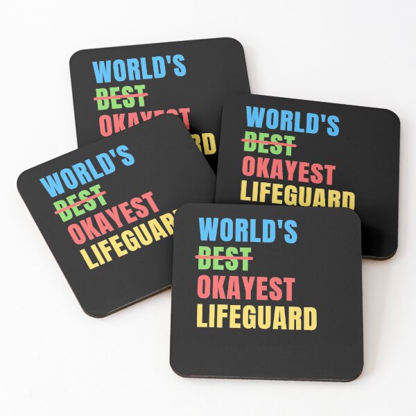 Item preview, World's Okayest Lifeguard Funny Appreciation designed and sold by geniusshirtsss.