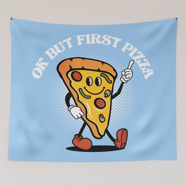 Item preview, Ok But First Pizza designed and sold by retrippy.