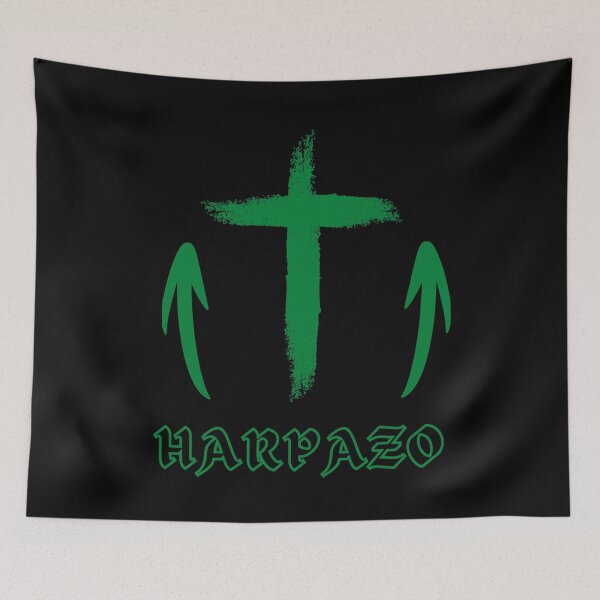 Item preview, Green Harpazo Cross and Up Arrows designed and sold by Sheepherder120.