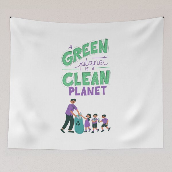 Item preview, A green planet is a clean planet! designed and sold by AdvanceDesign.