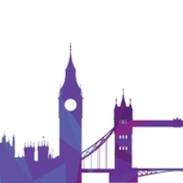 Artwork thumbnail, London skyline by maximgertsen