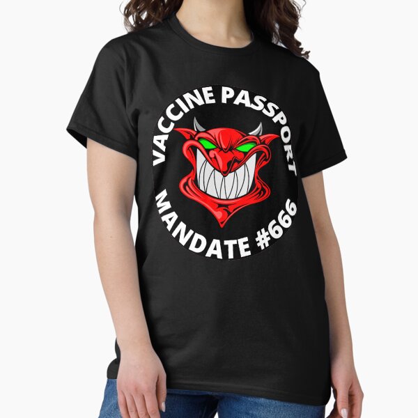 Item preview, Vaccine Passport Mandate #666 Devil  designed and sold by RGRamsey.