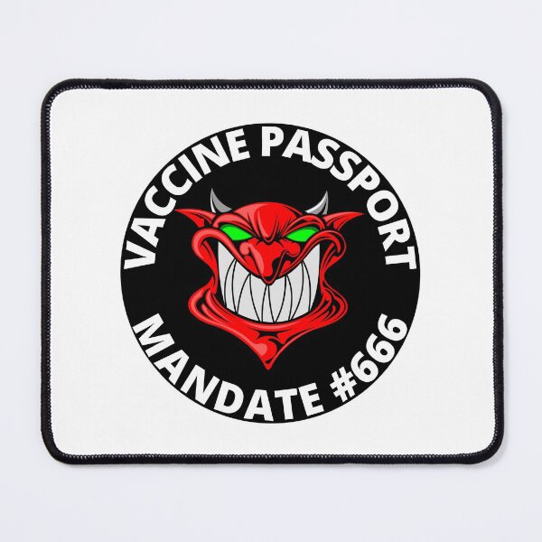 Item preview, Vaccine Passport Mandate #666 Devil designed and sold by RGRamsey.