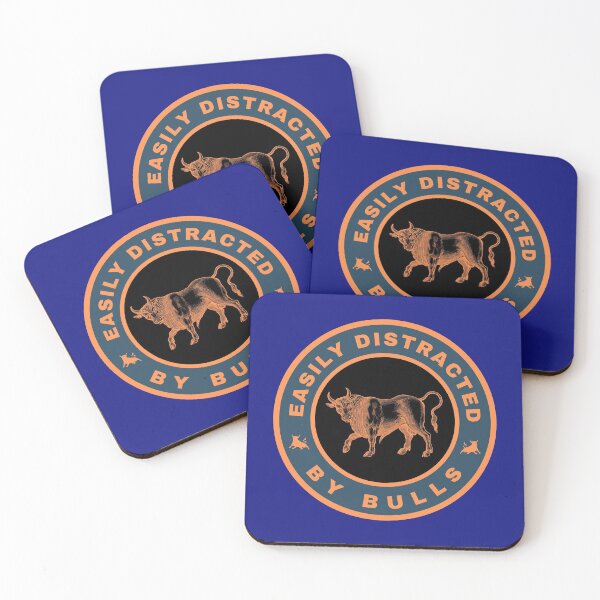 Item preview, Easily distracted by Bulls designed and sold by fev-rocks.
