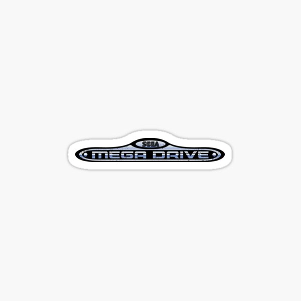 Item preview, Mega Drive Retro Video Game Company Logo with Weathered Effect designed and sold by Mercy Apparel.