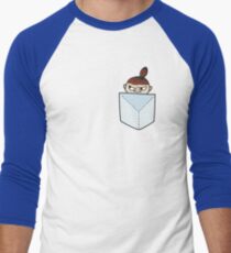 Little Pocket Troll Men's Baseball ¾ T-Shirt