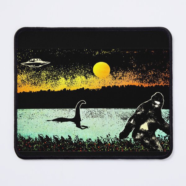 Item preview, Bigfoot Funny Loch Ness Monster Ufo Cool Sasquatch Alien Graphic Cryptozoology For Men Women Weird Awesome Novelty Yeti Nessie designed and sold by shirtmandude.