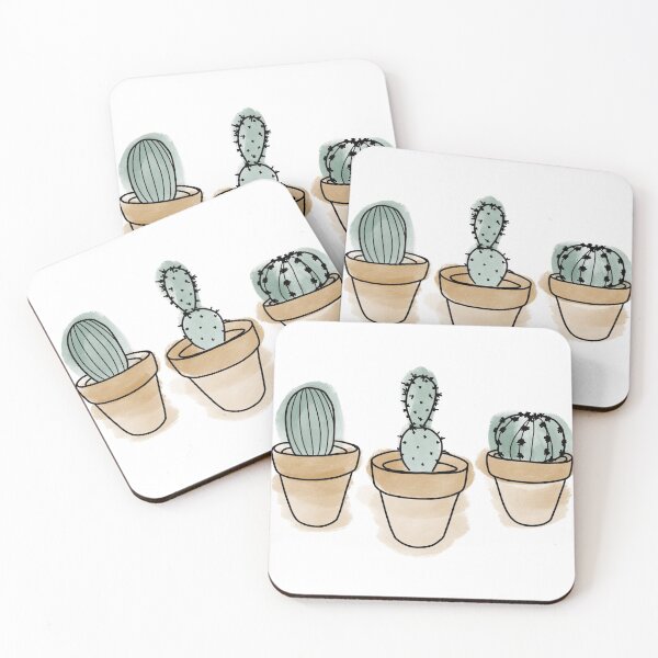 Item preview, Colorful Cactus Line Drawing designed and sold by makesbymiss.
