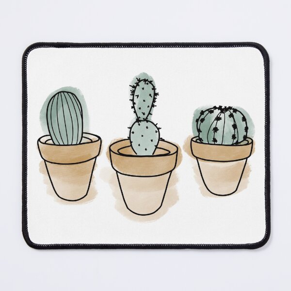 Item preview, Colorful Cactus Line Drawing designed and sold by makesbymiss.