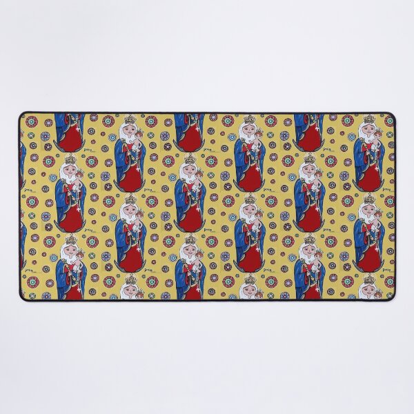 The Chinese little girl Desk Mat