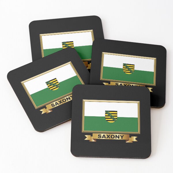 Item preview, SAXONY State Flag, Gifts, Masks, Stickers & Products (N) designed and sold by mpodger.