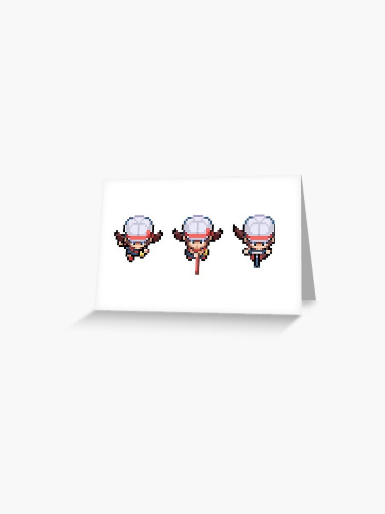 Red 3 Pixel Sprites Sticker for Sale by rachxt