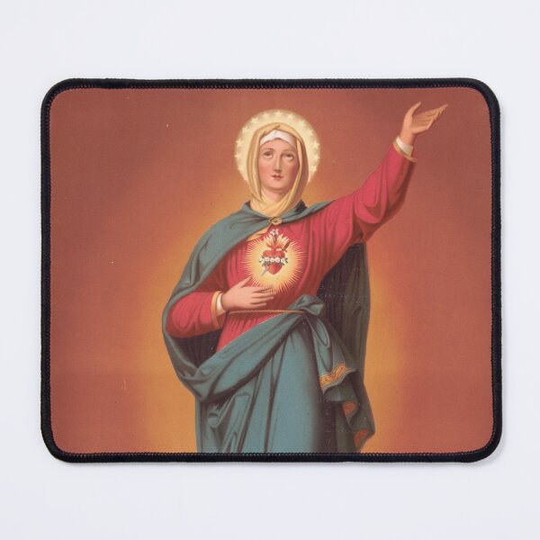 Item preview, Virgin Mary with heart emblem designed and sold by marcilio.