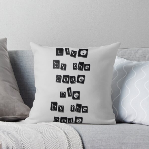 Item preview, Live by the code, die by the code, black designed and sold by cool-shirts.