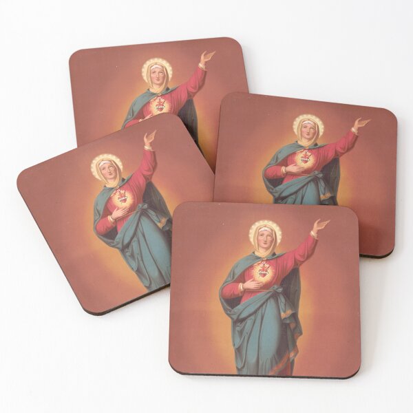 Item preview, Virgin Mary with heart emblem designed and sold by marcilio.