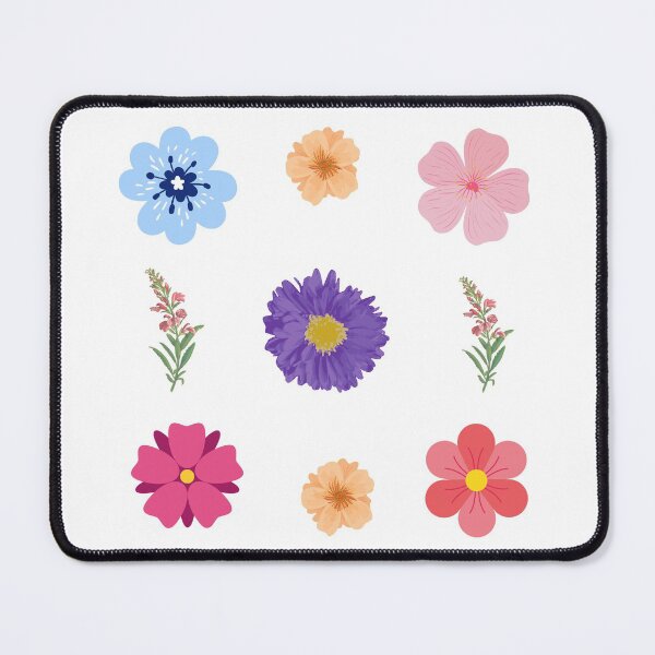Item preview, PRETTY COLORFUL FLOWER STICKER PACK designed and sold by billionairebrnd.