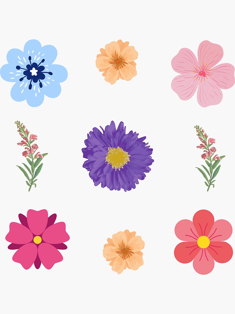 Flower Sticker Pack