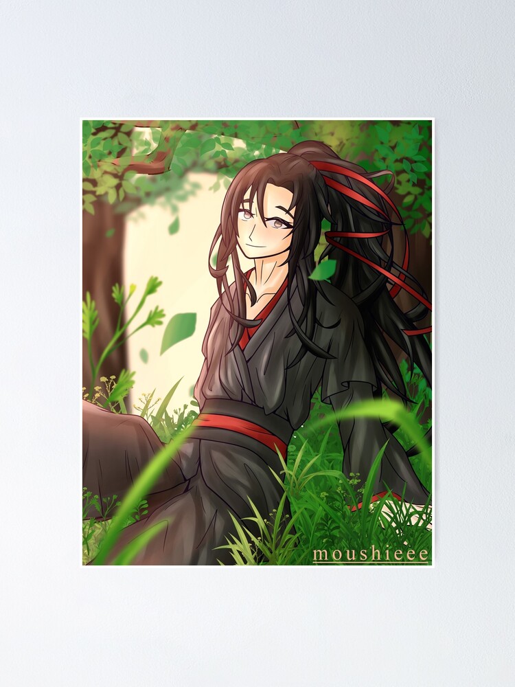 Wei Wuxian and Lan Zhan from the manhua Grandmaster of Demonic Cultivation:  Mo Dao Zu Shi original artwork Poster for Sale by EryaMoon