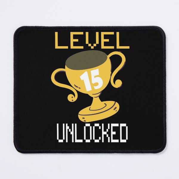 Item preview, Level 15 Unlocked Video Gamer 15 Years Old 15th Birthday Gift designed and sold by shirtscom.