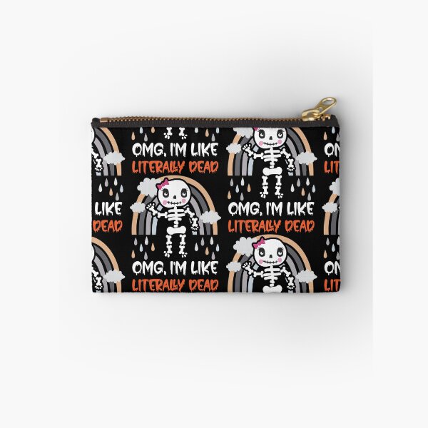 Item preview, OMG I'm Like Literally Dead Funny Halloween Graphic Skeleton designed and sold by andregiftshopzz.
