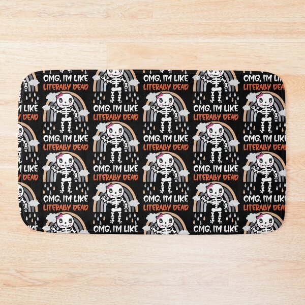 Item preview, OMG I'm Like Literally Dead Funny Halloween Graphic Skeleton designed and sold by andregiftshopzz.