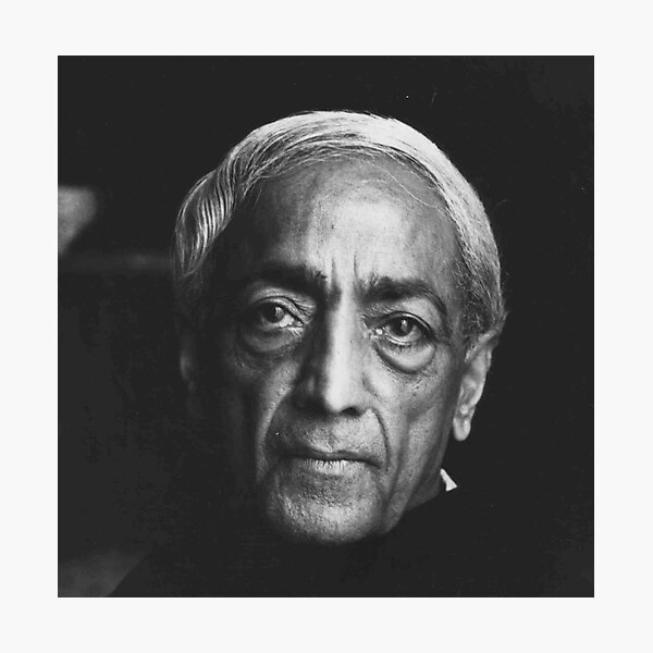 Jiddu Krishnamurti Reminder Photographic Print