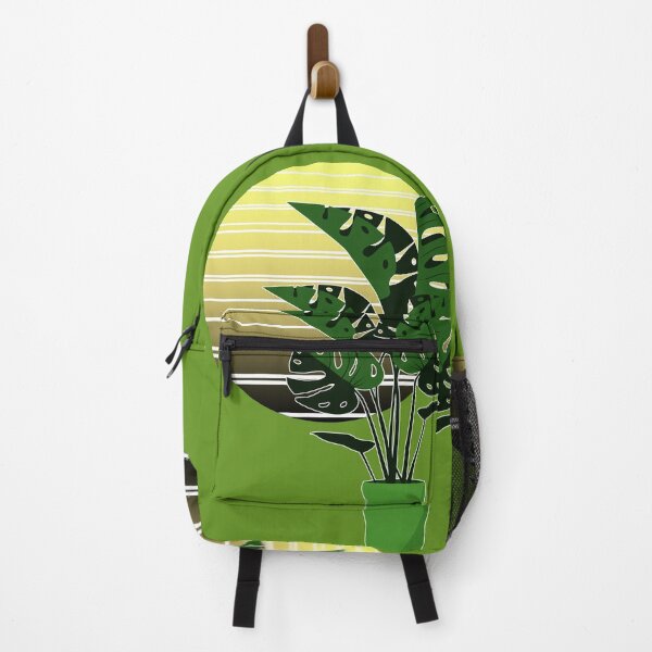 Item preview, retro tropical plant Monstera adansonii designed and sold by ompongalfina.