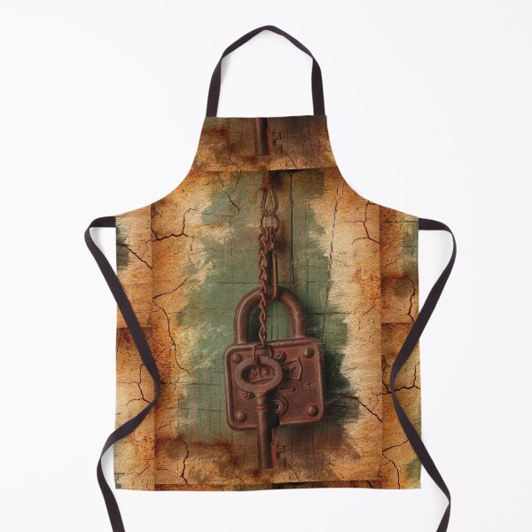 Item preview, Rusty Door Lock and Keys designed and sold by CatCoconut-Art.