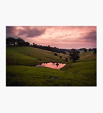 Sunsets in the water Photographic Print