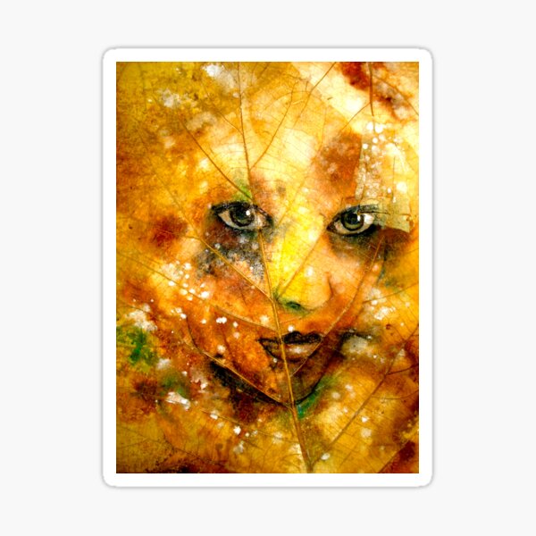 Autumn Angel.. Sticker