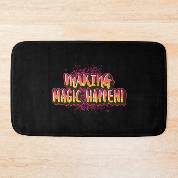 Item preview, Making Magic Happen Colorful Typography T-Shirt designed and sold by deepakrode7.