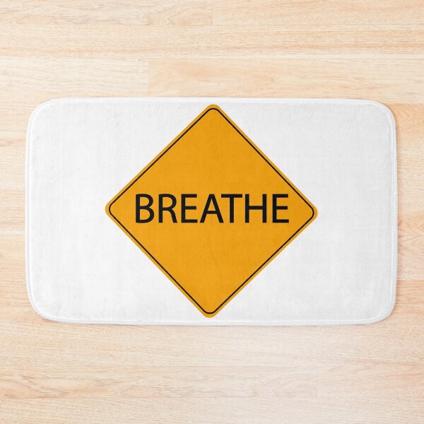 Item preview, breathe street sign designed and sold by aquanour.