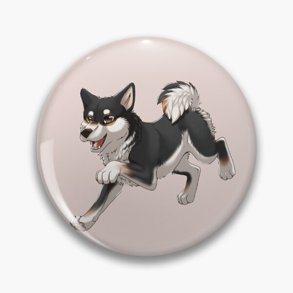 Item preview, Black and Tan Shiba Inu Running designed and sold by Bamsdrawz.