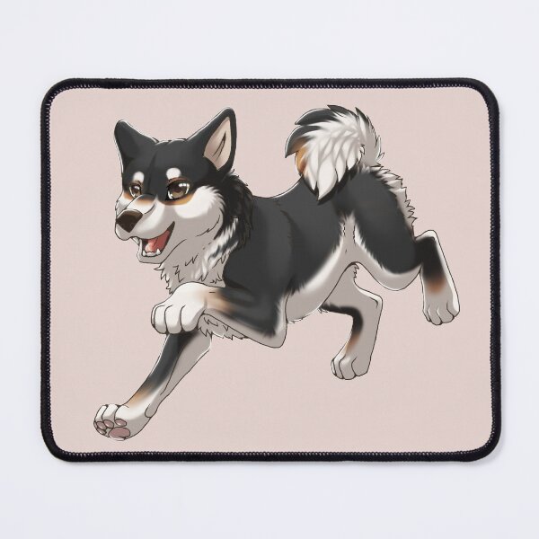 Item preview, Black and Tan Shiba Inu Running designed and sold by Bamsdrawz.