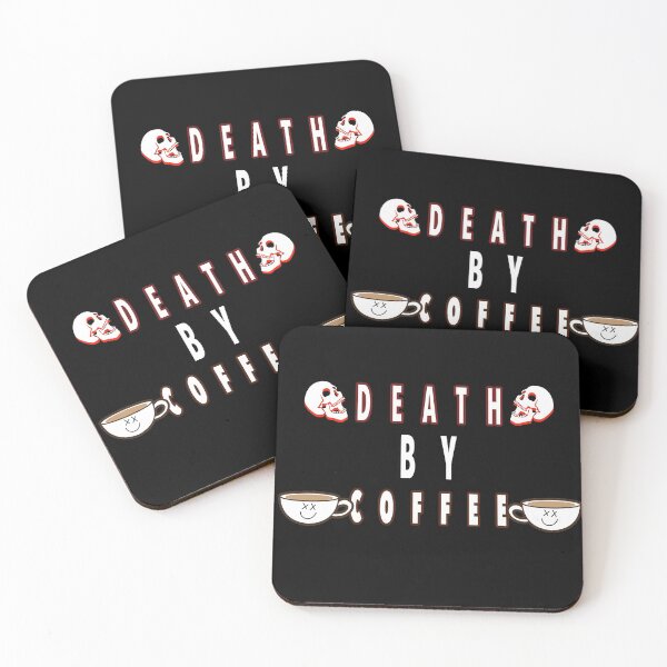 Item preview, DEATH BY COFFEE designed and sold by Gallifrey1995.