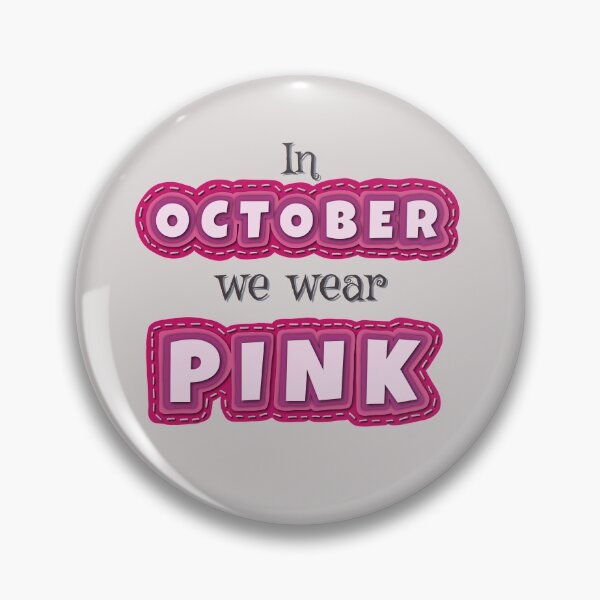 Item preview, In October We Wear Pink - Felt cutout 3D. Breast cancer awareness designed and sold by clairesartworks.