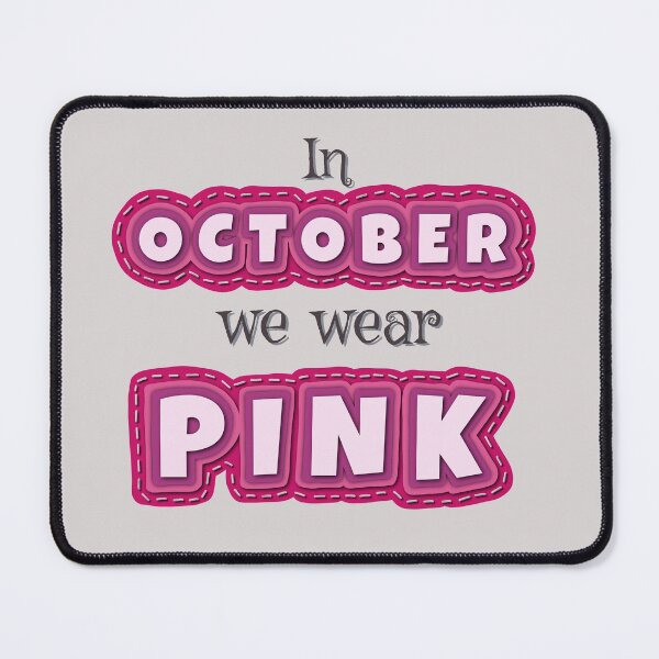 Item preview, In October We Wear Pink - Felt cutout 3D. Breast cancer awareness designed and sold by clairesartworks.