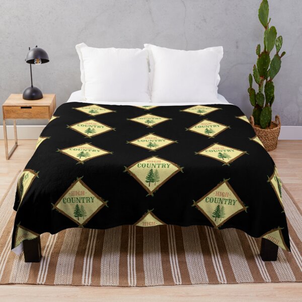 Item preview, High Country Log Diamond-Beige on Black designed and sold by HighCountry2021.