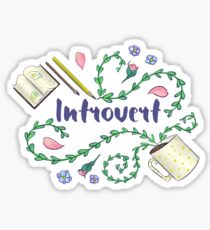Introvert Sticker