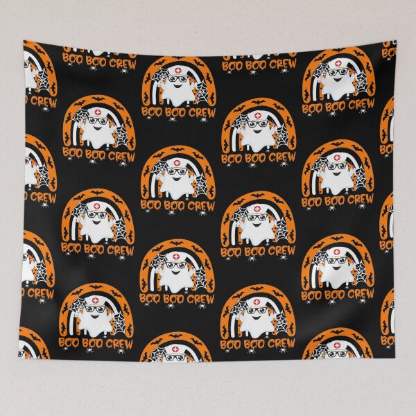 Item preview, Boo Boo Crew Ghost Doctor EMT' Halloween Nurse designed and sold by andregiftshopzz.