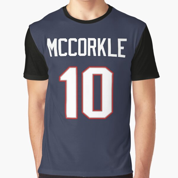 Limited Edition McCorkle 10 Shirt, Mac Jones 10 Jersey Style Shirt,  Patriots Jersey Style Shirt Phone Case, Mug, Wall Tapestry & Mask!  Essential T-Shirt for Sale by GoatGear