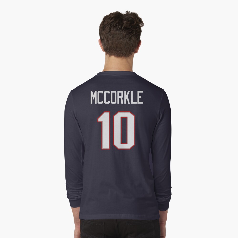 Limited Edition McCorkle 10 Shirt, Mac Jones 10 Jersey Style Shirt