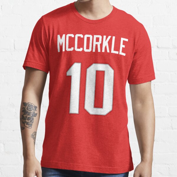 Limited Edition McCorkle 10 Shirt, Mac Jones 10 Jersey Style Shirt,  Patriots Jersey Style Shirt Phone Case, Mug, Wall Tapestry & Mask!  Essential T-Shirt for Sale by GoatGear